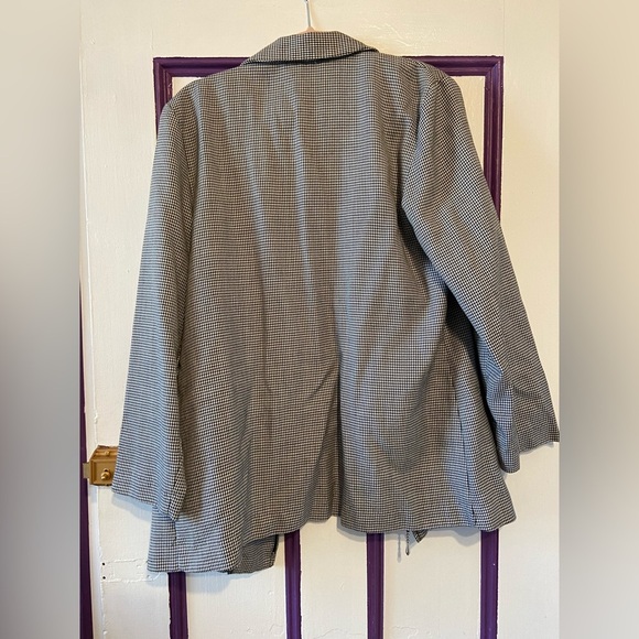 Vintage Barrie Stephens Houndstooth Coat/Blazer - Size 16 - Picture 5 of 5